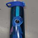 Zak Designs Disney Lilo and Stitch Water Bottle for Travel and At Home, 19 oz Vacuum Insulated Stainless Steel with Locking Spout Cover, Built-In Carrying Loop, Leak-Proof Design (Stitch)