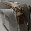 Madison Park Boone Cozy Comforter Set, Faux Suede, Deluxe Hotel Styling All Season Down Alternative Bedding Matching Shams, Decorative Pillow, Queen (90 in x 90 in), Rustic Brown 7 Piece