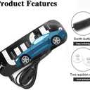 Driver-Specific USB Car LED Light Sign, Windshield Taxi Light Sign with Display, Suitable for Sedans, SUVs, and Cars, Easy Suction Cup Installation, USB Type-A Switch Cable (Pink Light Sign)