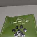 EXPAWLORER Anti Slip Dog Socks to Prevent Licking Paws, Winter Pet Boots & Paw Protectors, Dog Booties for Hardwood Floors with Grippers, Dog Shoes for Hot/Cold Pavement Small Medium Large Senior Dogs (Grey)