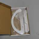 Patio Sliding Glass Door Handle Replacement Set Mortise Style Reversible Design Non-keyed Sliding Patio Door Handles, White Diecast Finish Fits 3-15/16 Screw Hole Spacing