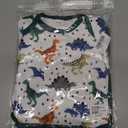 Newborn Baby Boy Clothes Infant Boys Outfits Romper 2-Pack Cute Baby Boy Pants Set Hat 0 3 6 9 12 18 Months (Green)