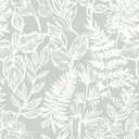 Safiyya Leaf Peel and Stick Wallpaper Sage Green and White Contact Paper Peel and Stick 17.3"x 78.7" Wall Paper Modern Farmhouse Self Adhesive Removable Wallpaper for Bedroom Bathroom Vinyl Roll