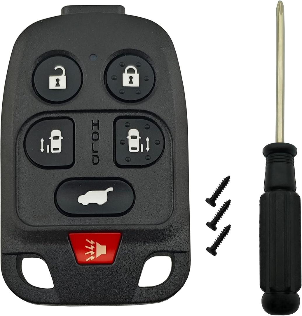 No Cutting Required Replacement Key Fob Shell fit for 2011 2012 2013 Honda Odyssey Keyless Entry Remote Key Fob Cover Case