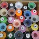 New brothreads - 25 Basic Colors of Huge Spool 5000M Polyester Embroidery Machine Thread for Commercial and Domestic Embroidery Machines