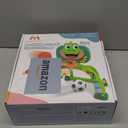 Marstone Baby Toys for 1 Year Old Boy Gifts: Toddler Basketball Hoop and Soccer Goal Activity Center Toys with Sound and Music for Kids 1-3, Interactive 1st First Birthday Present