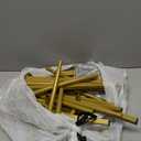 Snughome Arch Backdrop Stand, Set of 2 Metal Balloon Arch Stand (7.2FT+6FT), Gold Wedding Arch Frame for Party, Baby Shower, Holiday, Ideal for Balloon Flower