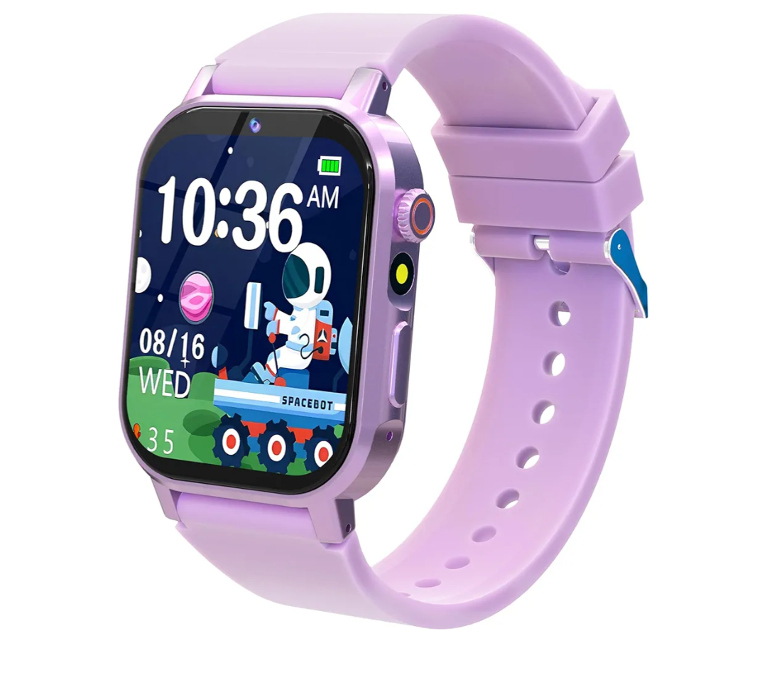 Kids Smart Watches Girls Age 3-12, Smart Watch for Kids with 32 Games HD Touch Screen Camera Video Alarm Music Audiobooks Pedometer Flashlight 12/24 hr Toys Birthday Gifts for Girls Ages 5 6 7 8 9 10