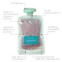 Infantino Reusable Squeeze Pouches for Homemade Baby Food, 3.5 oz, Pack of 25 - BPA, PVC, and Phthalate-Free, Freezer-Safe, with Clear Window and Labeling Space