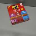 RITZ Fresh Stacks Original, Everything, and Garlic Butter Crackers Variety Pack, Travel Snacks, 8.85 oz (6 Multi Snack Packs)