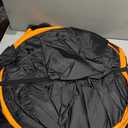 Pop Up Camping Tent, 4 Person Instant Tent Waterproof PU4500mm, Spacious Ventilated Camping Tent with Front Porch, Quick Setup Lightweight Portable for Outdoor Camping Hiking Beach, Orange