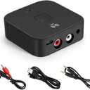Bluetooth Receiver for Home Stereo RCA, 3.5mm AUX Wireless Audio Adapter for Home and Car Stereo System,NFC-Enabled