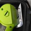 Cordless Electric Scissors: 4V Rechargeable Rotary Cardboard Cutter, 3000mAh Battery, with LED Light, 2 Blades, Box Cutter for Fabric Carpet Carton Plastic Leather Cloth (Green)