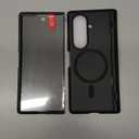 BERFY for Samsung Galaxy Z Fold 7 Case with Privacy Screen Protector, [Compatible with MagSafe][Anti Spy] Built-in Hidden Kickstand, Full-Body Shockproof Slim Phone Case for Z Fold 7, Black