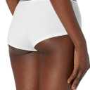 Starter Women's 1-Pack Cotton-Blend Boyshort Panty White, Small
