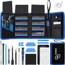 STREBITO Electronics Precision Screwdriver Sets 142-Piece with 120 Bits Magnetic Repair Tool Kit for iPhone, MacBook, Computer, Laptop, PC, Tablet, PS4, Xbox, Nintendo, Game Console