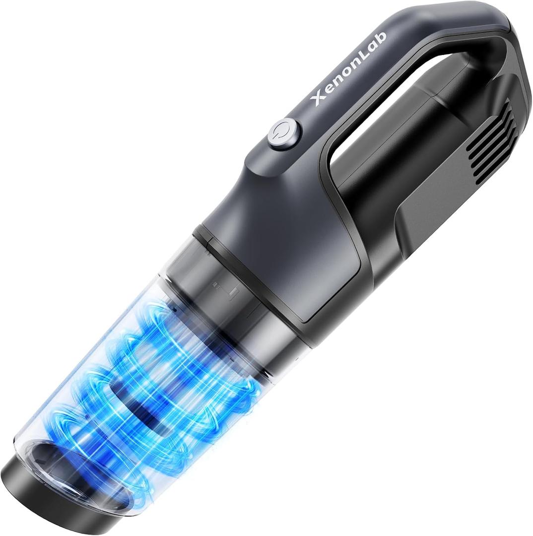 Handheld Vacuum Cordless 1.1 Pounds Car Vac 10000PA Hand Held Vacuums 4-in-1 Hand Vac Cordless Rechargeable HEPA Filter