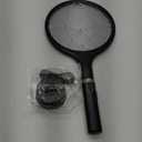 YISSVIC Electric Fly Swatter 4000V Bug Zapper Racket Dual Modes Mosquito Killer with Purple Mosquito Light Rechargeable for Indoor Home Office Backyard Patio Camping (Black-1 Pack)