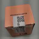 YU FENG 3D Hummingbird Decor Crystal Ball Night Light Hummingbird Gifts for Women Mom Glass Animals Figurines for Home Bedroom, Birthday, Christmas, Animal Lovers(60mm, Colorful LED Base)