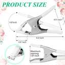 LemonRoad 4 Pack 6.3 Inch Dress Clips Clothing Clamps for Fitting Bridal Seamstress Mannequin Heavy Duty Fixed Clamp Wedding Photographer Fashion Designers Dress Makers Salespeople