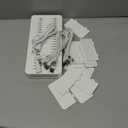 60W Charging Station for Multiple Devices, 10-Port USB Fast Charging Station with Adjustable Dividers - Device Organizer Charging Dock for iPhone, Android, iPad, Tablets & More (White)