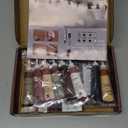 Katzco Set of 34 Wood Markers Furniture Repair Kit - Wood Scratch Repair Markers and Wax Sticks with Sharpener - for Stains, Scratches, Floors, Tables, Desks, Carpenters, Bedposts, Cover-Ups