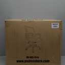 BestOffice | Ergonomic Office Chair | Mid-Back Swivel Desk Chair | Breathable Backrest & Lumbar Support | Adjustable Height | Sponge Seat | Rolling Wheels | Grey | for Adults & Women