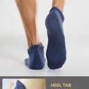 CS CELERSPORT 6 Pairs Ankle Athletic Running Socks Low Cut Sports Tab Socks for Men and Women (Blue, M)