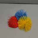 3 Pack Large Stringy Balls, 4 Inch Stretchy Silicone Sensory Toss Balls for Kids & Adults, Soft Fidget Stress Relief Toy, 90s Retro Toys, Easter Basket Stuffers, Party Favors (Red Yellow Blue)