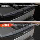Tailgate Cover Molding Trim for Ford F150 15-20, Combined Tailgate Step Center Flexible Flex Step Protector Cap Top Trim for Ford F150 2015-2020 Accessories, Replace #FO1904135#FL3Z9940602B