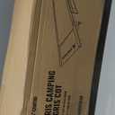 ONETIGRIS SUPRAGRIS Camping Cot, Support Up to 400lbs, Lightweight Comfortable Folding Bed for Camping, Hiking, Backpacking, Travel, Car Trips, Office Nap (Ranger Green)