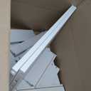 VASAGLE Nightstands with Charging Station, Set of 2, AC Outlets and USB Ports, Bedside Tables, Side Tables with 3 Drawers, Modern Style, 13.8 x 15.7 x 23.2 Inches, Cloud White ULET731W16