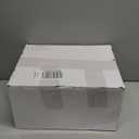 Lounsweer 2 Pcs Magnetic Gloves Dispenser Holders Wall Mount Boxes of Gloves Commercial Quality Towels Wipes Paper Tissue Box Holder Kitchen Fridge Office Workshops Garage Tool Hospital (White)