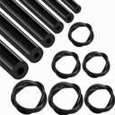 ZAVOOS 6 Pieces Silicone Vacuum Hose Automotive, 1/8" 5/32" 3/16" 1/4" 5/16" 3/8" High Performance Vacuum Lines Kit, 5 Ft High Temp Silicone Tubing for Water Air Transfer, Vehicle Radiator
