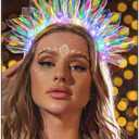 Zoestar Light Up Headband LED Headbands Glow Party Crown Hair Accessories for Women