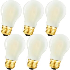 E26 Light Bulb A15 Light Bulb 4W Equal 40 watt Led Bulb Frosted Dimmable AC120V Soft White 3000K E26 Light Bulbs for Pendant,Chandeliers,Vanity,Wall sconces Edison Bulbs 40 Watt 400lm 6Pack