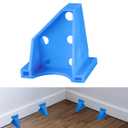 Upgraded Flooring Spacers Kit with 1/4 & 1/3 Gap - Wood Floor Install Tool for Laminate, Vinyl Plank Flooring Installation(20, Blue, 1/3-1/4)