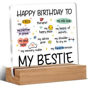 Funny Birthday Gifts for Women Bestie Sister Her, Friendship
