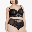 City Chic Women's Plus Size Arabella Hi Thong Black, size 14-16