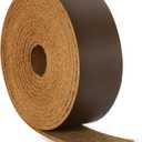 Ringsun 1 Inch Wide Flat Leather Straps for Crafts, Full Grain Leather Strips Cord String for Crafts, Tooling (2mm Thick 72.5 Inches Long Dark Brown)