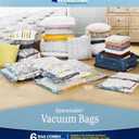 Whitmor Spacemaker Vacuum Bags - Assorted, 6 ct