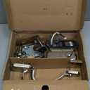 Veise VE017-H Fingerprint Smart Front Door Lock Set, App Control, 8-in-1 Keyless Entry Deadbolt with Zinc Alloy Handles, Emergency Power Port, Touchscreen Keypad, Auto Lock, Easy Install, Satin Nickel