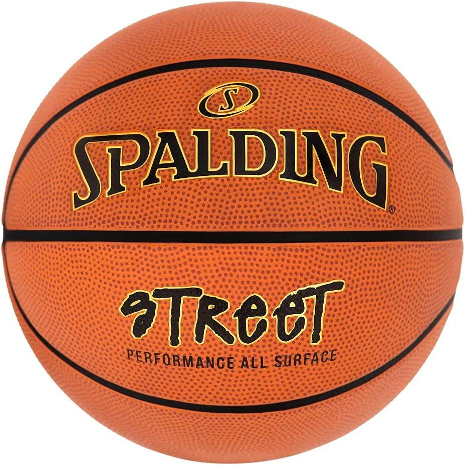 Spalding Street Performance All Surface Outdoor Basketballs - 29.5", 28.5", 27.5" (Youth Size 5, 27.5", Orange)