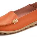 VenusCelia Women's Natural Comfort Walking Flat Loafer, Size US 8