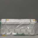 Wall Book Shelves for Bedroom Kids with Hooks - Scalloped Shelves for Nursery Set of 3, Nursery Bookshelf for Wall Room Decor, 16 Inch (White Wood)