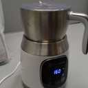 Maestri House Milk Frother, Variable Temp and Froth Thickness DualFro 600 Milk Frother Steamer, 21OZ Smart Touch Control Milk Warmer, Dishwasher Safe, Memory Function for Latte&Hot Chocolate (White)