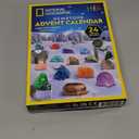 NATIONAL GEOGRAPHIC Gemstone Advent Calendar - 2025 Christmas Countdown Calendar for Kids with 24 Gems to Open Each Day, Complete Rock Collection with Mini Gemstone Dig Kit