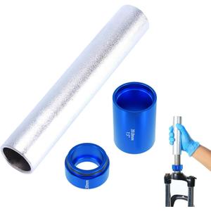 EKDJKK 3PCS Bike Fork Crown Race Setting Tool, Bike Headset Base Spacer Install Tool, Bike BB Tool, Bicycle Fork Nut Setting Installer, Bicycle Repairing Front Fork Setter Kit, 28.6mm (as picture show)