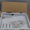 Pull Out Cabinet Organizer, Expandable Width (11.4"-18.9") Depth (16.3"-21.7") Pull out Drawers for Cabinets with 3 Rails, No Drill Adhesive Film or Nail Fixed Slide out Drawers for Kitchen, Pantry