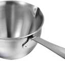 6.76 Oz Mini Butter Warmer Stainless Steel Small Melting Pot For Stove Top 0.2 Quart